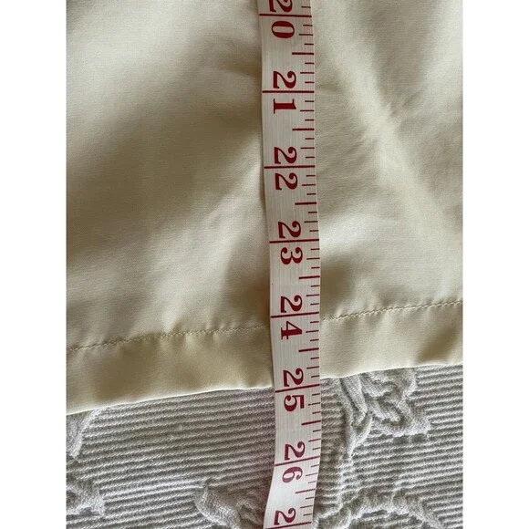 Company Ellen Tracy Silk Button Blouse SS Cream Hong Kong Lady S? (Chest 46") - Picture 7 of 11